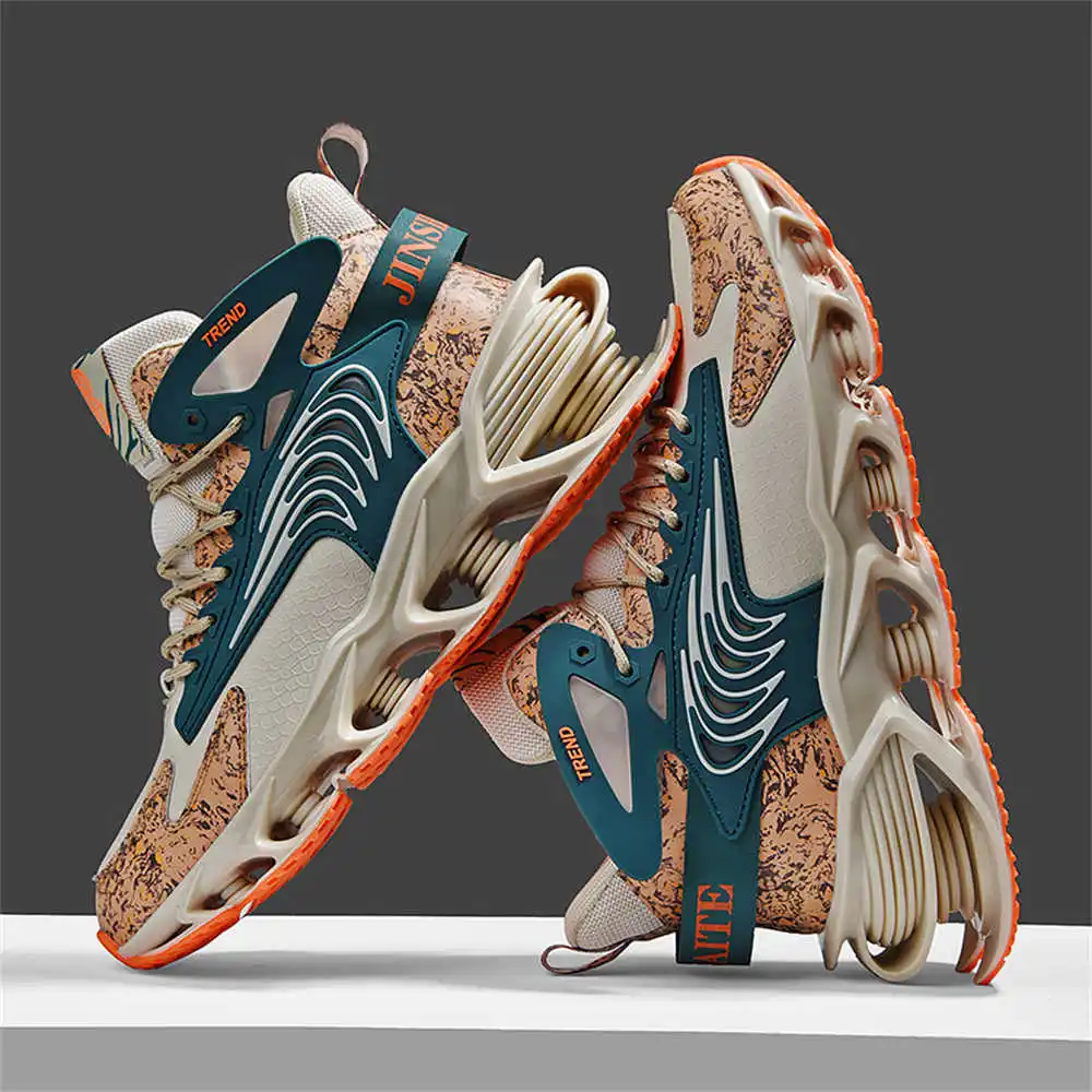 Streetwear Brand Designs - Rutschfeste Mid-Kind-Laufschuhe, lässige blaue Schuhe für