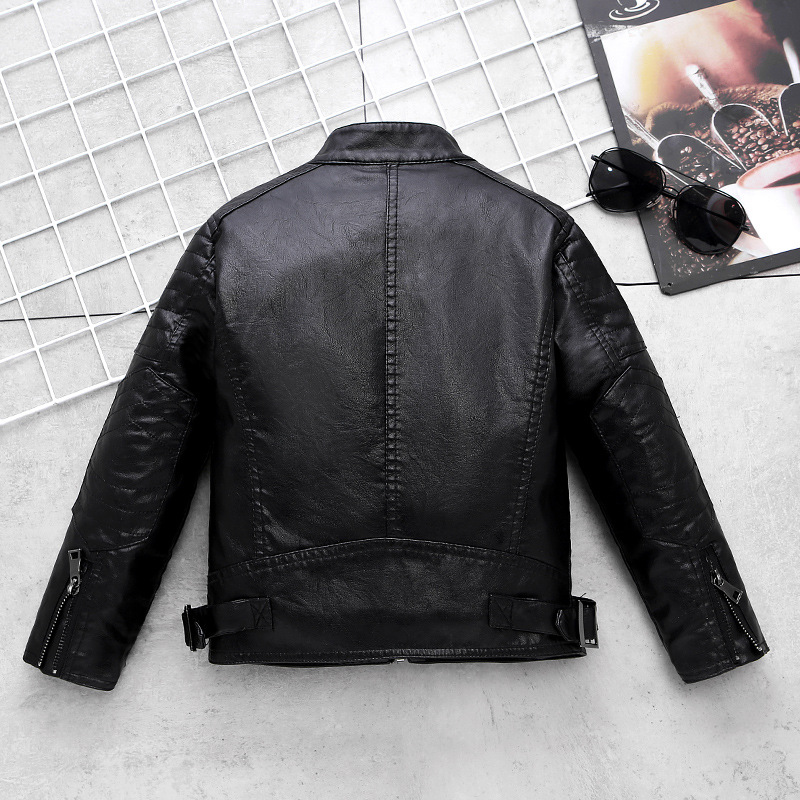 Jungen Motorrad Pu Leder Wasse – Streetwear Brand Logo Design Bewertung und Preis