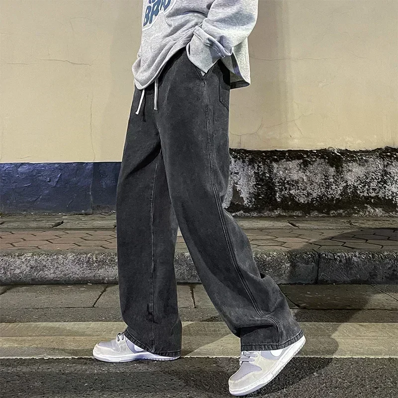 Neue Streetwear Lose Jeans Män – Streetwear Clothing Brand Bewertung und Preis