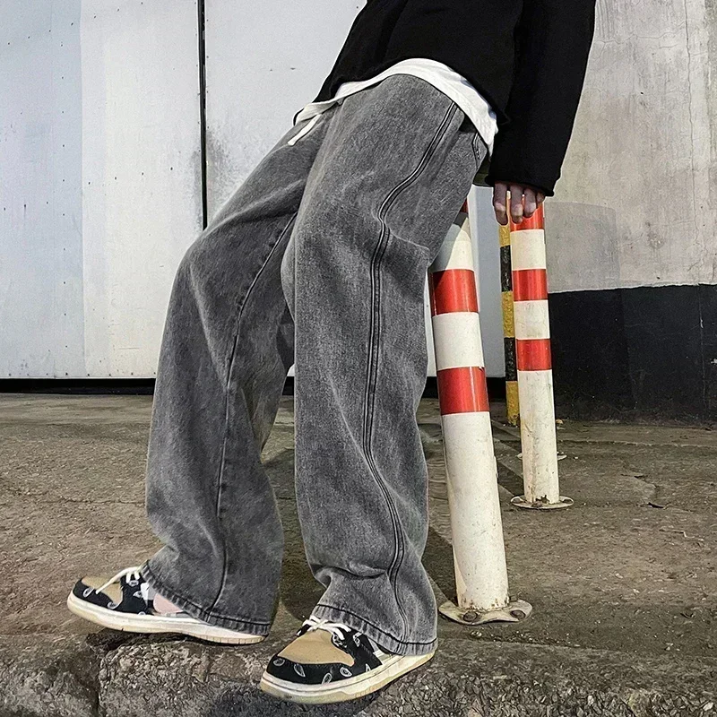 Neue Streetwear Lose Jeans Män – Streetwear Clothing Brand Bewertung und Preis
