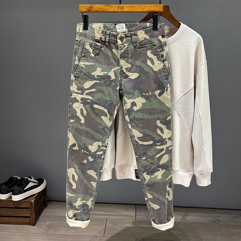 Splicing Camo Hosen Herren 202 – Streetwear Brand Pants Bewertung und Preis