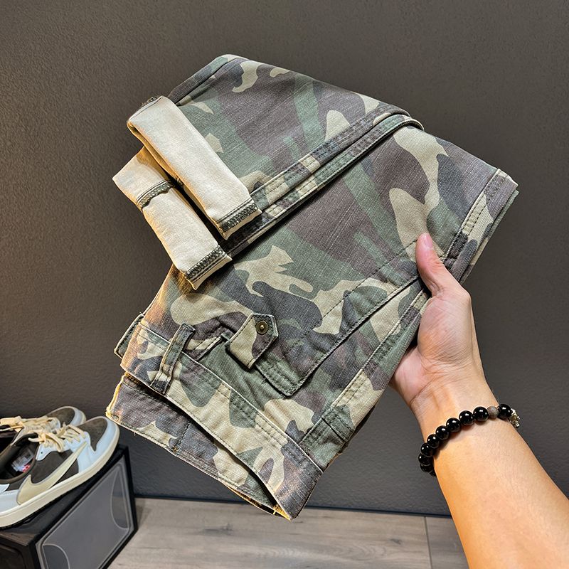 Splicing Camo Hosen Herren 202 – Streetwear Brand Pants Bewertung und Preis